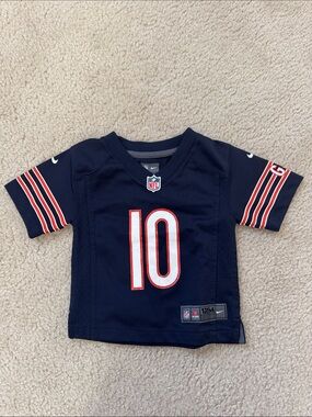 Nike Kids Navy Blue Chicago Bears Football Jersey #10 - size 12M